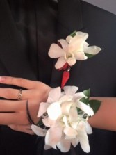 Dendrobium orchid corsage and bout corsage
