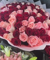 Designer Choice 100 rose bqt  