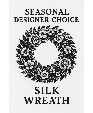 Designer Choice Seasonal Silk Wreath 