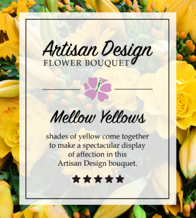 Designer Choice Shades of Yellow flowers