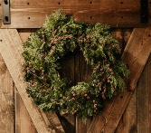 Designer Creation Custom LIVE Winter Wreath Custom LIVE Winter Wreath