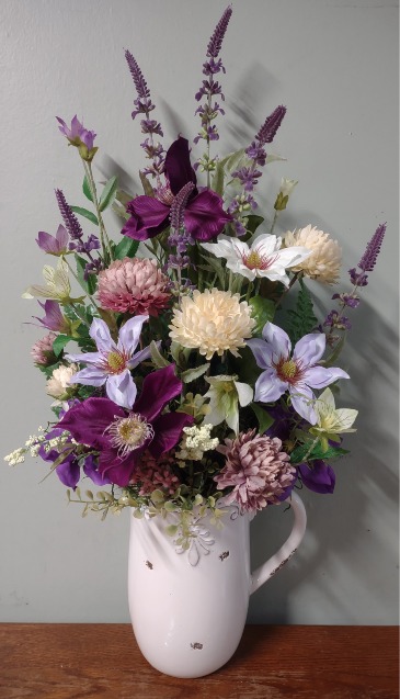 Designer Garden Indoor silk decorator Arrangement in Phenix City, AL | Buds & Blooms Florist Designer Garden Indoor silk decorator Arrangement in Phenix City, AL | Buds & Blooms Florist
