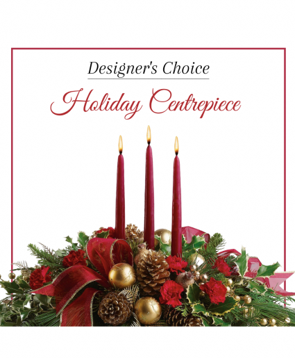 Designers Choice 1, 2 or 3 candle centrepiece