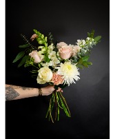 Designer's choice muted tones Hand tied bouquet