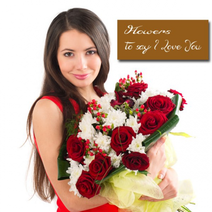 Feature Design Cut Flower Fresh Arrangement
