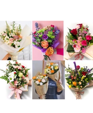Designer's choice wrapped bouquet Flower Bouquet 