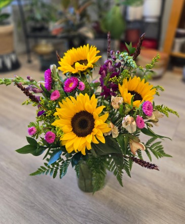 Designer's Choice Autumn Mason Jar  in Owen Sound, ON | BLOEMERS FLOWERS & PLANTS
