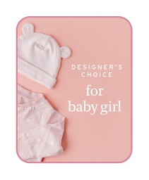 Designer's Choice Baby Girl Flower Arrangement