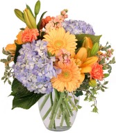 Designer's Choice - Blue is for Boy Medium Size Arrangement in a Vase