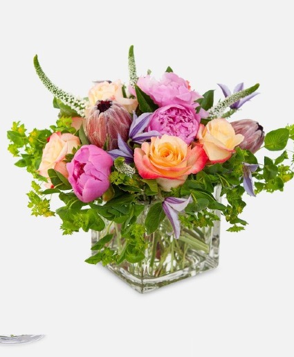 Designers Choice - Blush & Pinks Low - High Style Arrangement