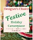 Designer's Choice - Festive Holiday Centerpiece Arrangement