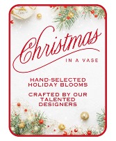 Designer's Choice Christmas in a Vase Flower Arrangement