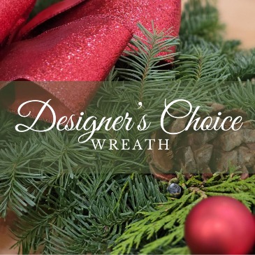 Designer's Choice Wreath Christmas Wreath in Silverton, OR | Julie's Flower Boutique
