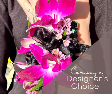 Designer's Choice  Corsage in Columbia, IL | MEMORY LANE FLORAL