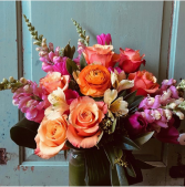 Designer's Lively Custom Arrangement  Seasonal Vase Arrangement  in Toronto, Ontario | THE NEW LEAF FLOWERS & GIFTS