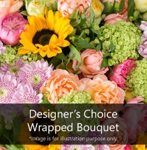 Designer's Choice Custom Wrapped Bouquet 