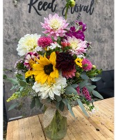 Designers Choice Dahlia  Floral Arrangement