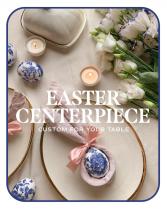 Designer's Choice Easter Centerpiece Flower Arrrangement