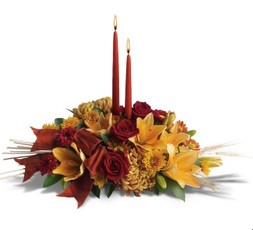 Designers Choice Fall Centerpiece Fresh in Palisade, CO | THE WILD FLOWER