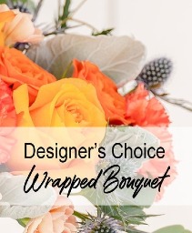 Designer's Choice Fall Wrapped Bouquet  