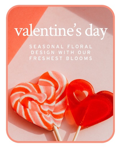 Designer's Choice For Valentine's Day Flower Arrangement
