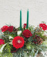 Designer's Choice Green and Red Centrepiece 