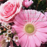 Designer's Choice in Pinks Fresh Floral Arrangement