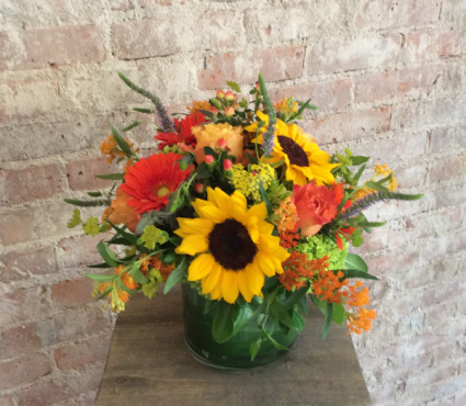 Designer's Choice Low and Dense Arrangement Vase Arrangement