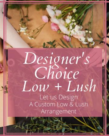 Designer's Choice Low and Lush Flower Arrangement