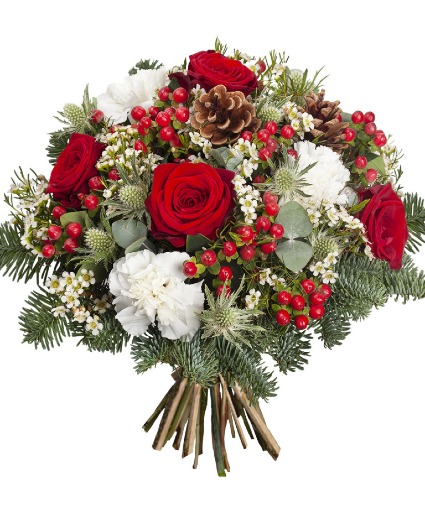 Designer's Choice Mixed  Wrapped Bouquet  No Vase