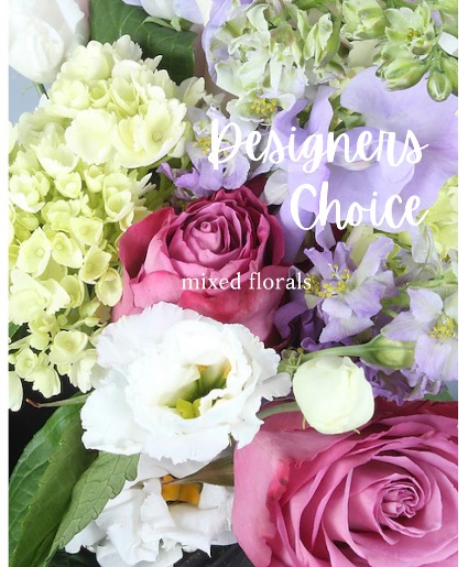 DESIGNERS CHOICE mixed colour florals 