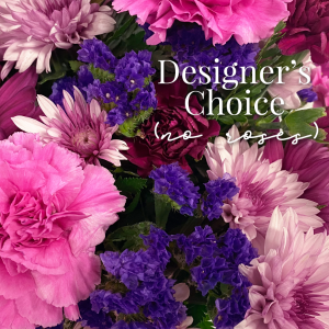 Designer's Choice (no roses) Fresh Floral Arrangement