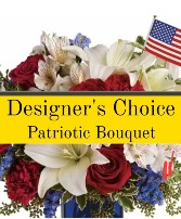 Designer's Choice  Patriotic Bouquet 