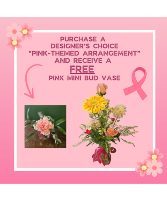 Pink Themed Arrangement Designer's Choice Breast Cancer Awareness