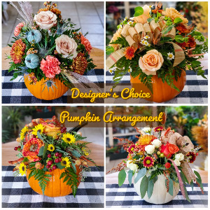 Designer's Choice Pumpkin Arrangement 