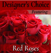 Designer's Choice-Red Roses Vase Arrangement