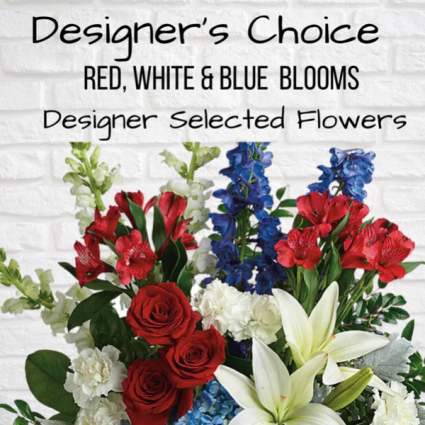 Designer’s Choice-Red, White & Blue