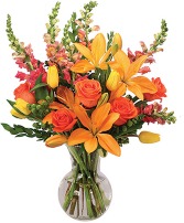 Designer's Choice - Seasonal Fall Large Size Arrangement in a Vase