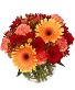 Designer's Choice - Seasonal Fall Medium Size Arrangement in a Vase