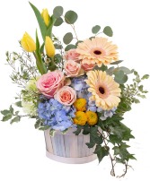 Designer's Choice - Seasonal Spring/Summer Basket Arrangement