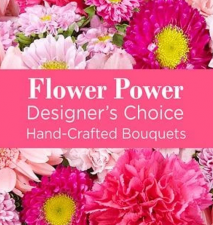 Designers choice mixed cut hand tied P Cut flowers NO VASE