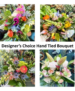 Designer's Choice "Gardeny" STANDARD  Hand Tied Vase Ready Bouquet