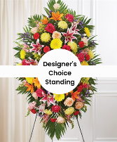 Designer's Choice Standing Spray Funeral