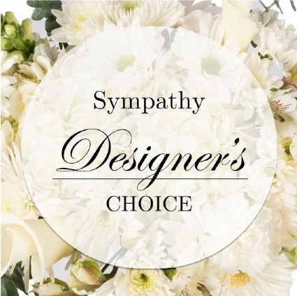 Designer's Choice - All White Sympathy Arrangement