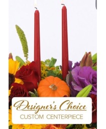 Designers Choice 2 Candle Thanksgiving Centerpiece 