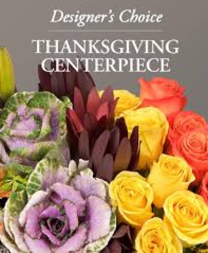 Designer's Choice Thanksgiving  Floral Centerpiece 