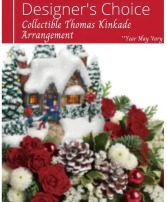 Designer's Choice Thomas Kinkade Collectible Flower Arrangement