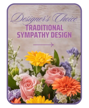 Designer's Choice - Traditional Sympathy Design Flower Arrangement in Nevada, IA | Flower Bed Designer's Choice - Traditional Sympathy Design Flower Arrangement in Nevada, IA | Flower Bed