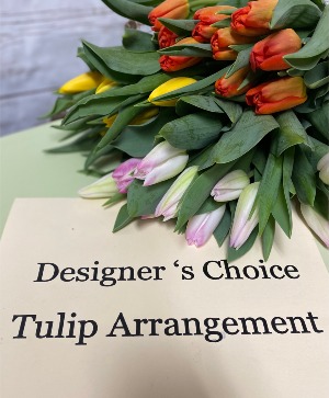 Designers Choice Tulip Arrangement 