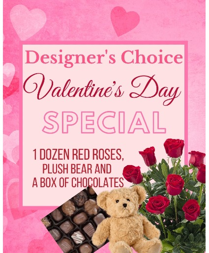 Designer's Choice - Valentine's Special (Roses, Ch Arrangement